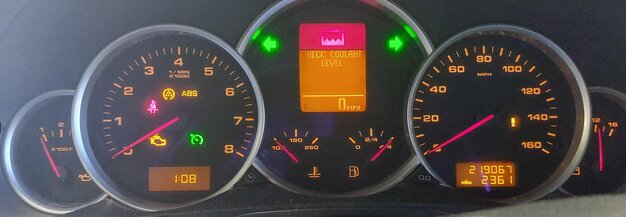 Thumbnail 2: 2005-2006 PORSCHE CAYENNE (955) 4.5L *NON TURBO* SPEEDOMETER CLUSTER (MPH 219k)