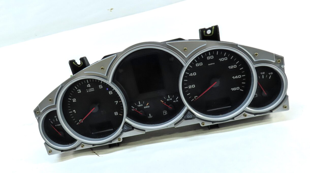 Thumbnail 4: 2005-2006 PORSCHE CAYENNE (955) 4.5L *NON TURBO* SPEEDOMETER CLUSTER (MPH 219k)