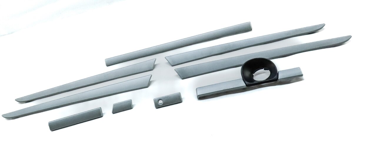 Thumbnail 3: 2006 PORSCHE CAYENNE (955) FRONT REAR LEFT RIGHT ALUMINUM TRIM SET 9