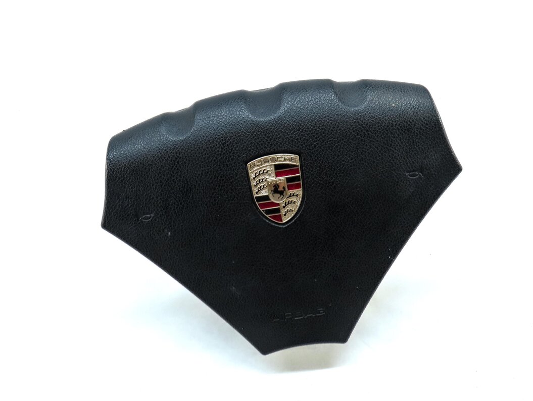 06-10 PORSCHE CAYENNE (957) AUTO TRANS STEERING WHEEL AIRBAG AIR BAG (BLACK)