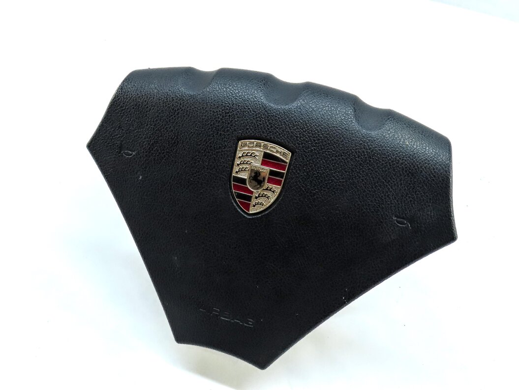 Thumbnail 3: 06-10 PORSCHE CAYENNE (957) AUTO TRANS STEERING WHEEL AIRBAG AIR BAG (BLACK)
