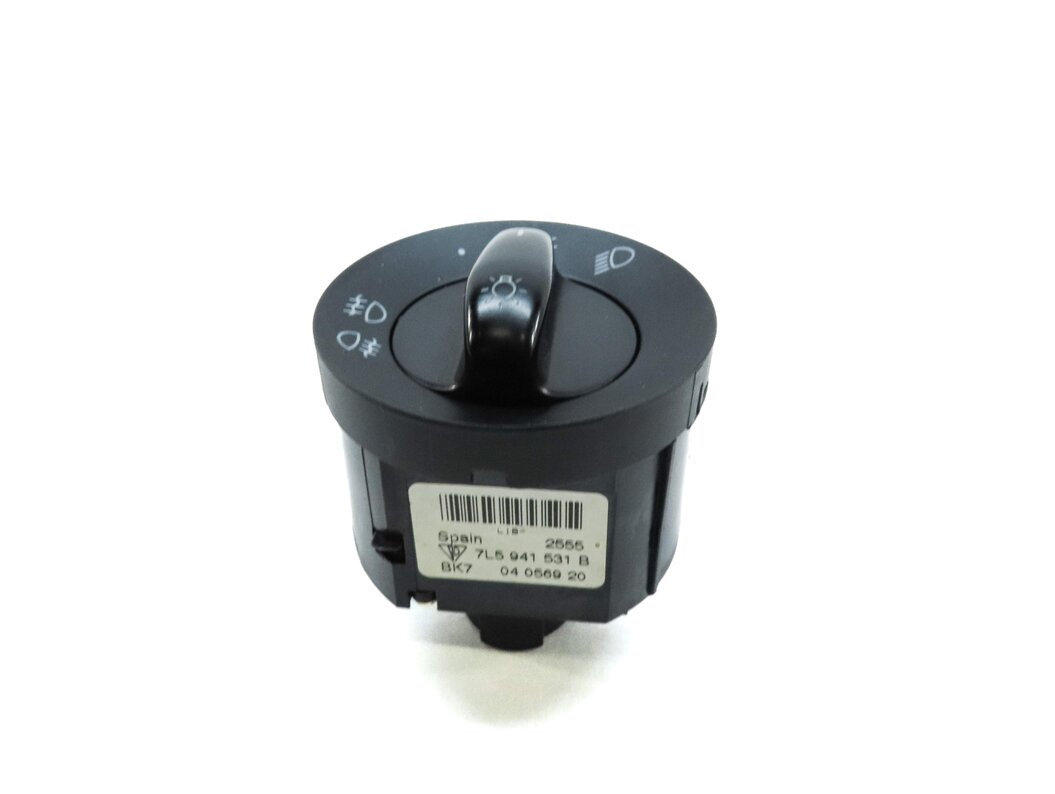 Thumbnail 3: 2003-2010 PORSCHE CAYENNE (955 957) DASH HEADLIGHT HEAD LIGHT LAMP SWITCH BLACK