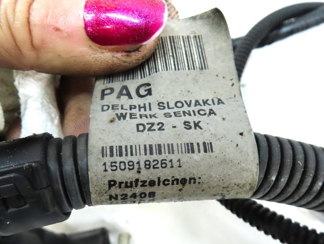 Thumbnail 4: 2006 PORSCHE CAYENNE (955) FRONT PARK ASSIST PDC SENSOR SET 5 w/ WIRE HARNESS