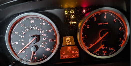 Thumbnail 2: 2011-2014 BMW X6 (E71) 3.0L / 4.4L - SPEEDOMETER INSTRUMENT GAUGE CLUSTER (123k)