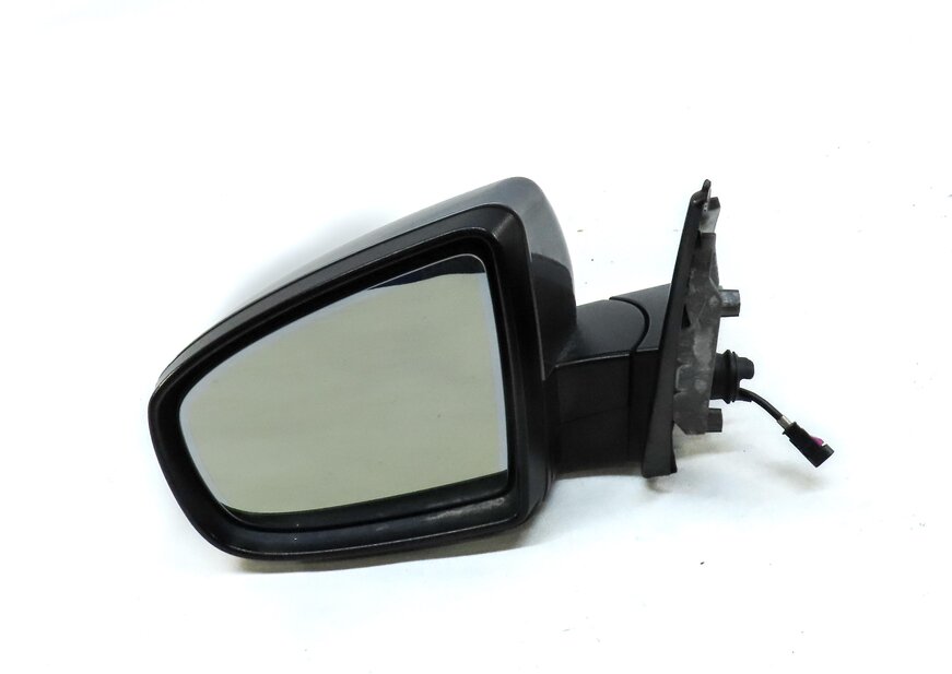 2010-2014 BMW X6 (E71) LEFT PFOLD HEAT MEMORY AUTODIM CAMERA DOOR MIRROR (GREY)