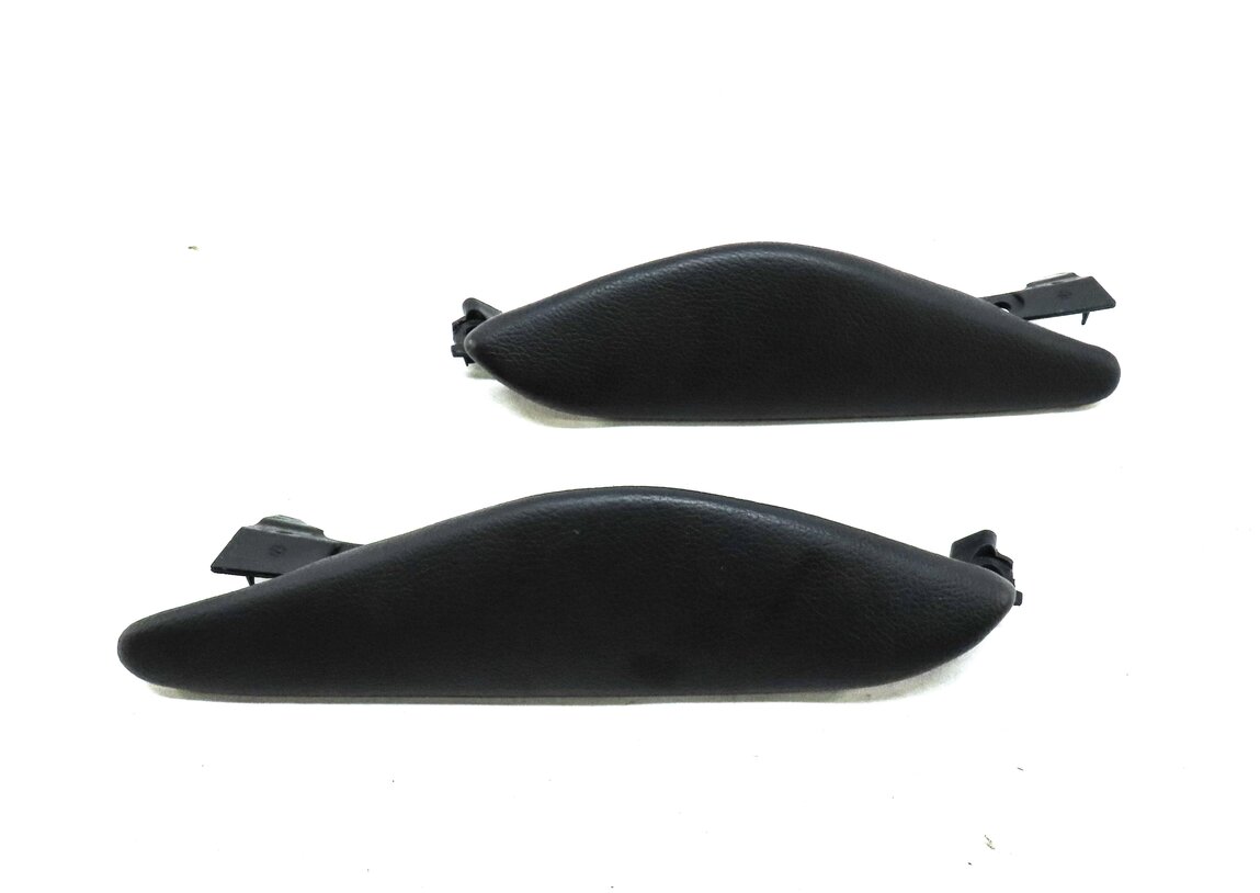 Thumbnail 2: 2012 BMW X6 (E71) FRONT CENTER CONSOLE KNEE PAD TRIM SET 2 (BLACK) 51169135171