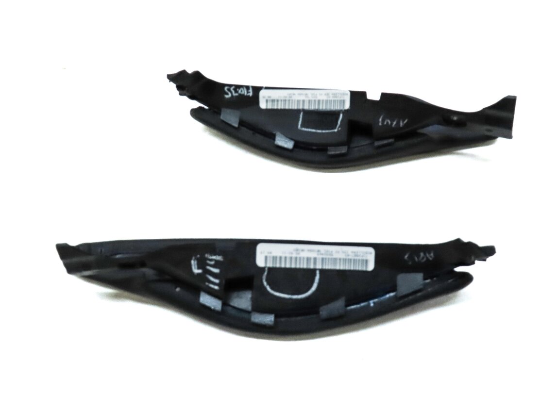 Thumbnail 3: 2012 BMW X6 (E71) FRONT CENTER CONSOLE KNEE PAD TRIM SET 2 (BLACK) 51169135171