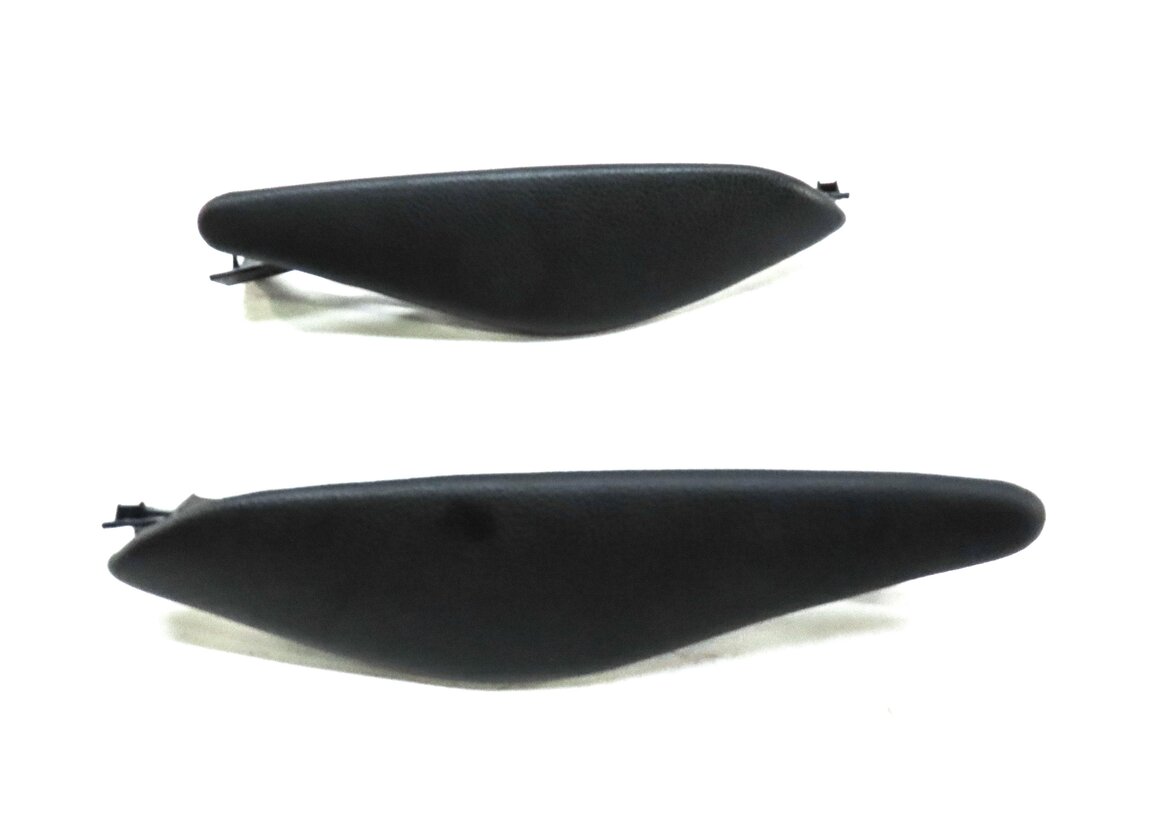 Thumbnail 4: 2012 BMW X6 (E71) FRONT CENTER CONSOLE KNEE PAD TRIM SET 2 (BLACK) 51169135171