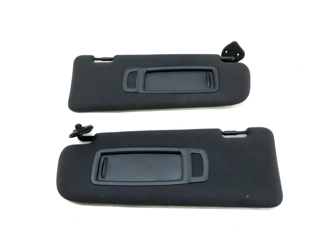 Thumbnail 2: 2011-2014 BMW X6 X6M ///M (E71) FRONT LEFT & RIGHT SUNVISOR SET-2 (BLACK)