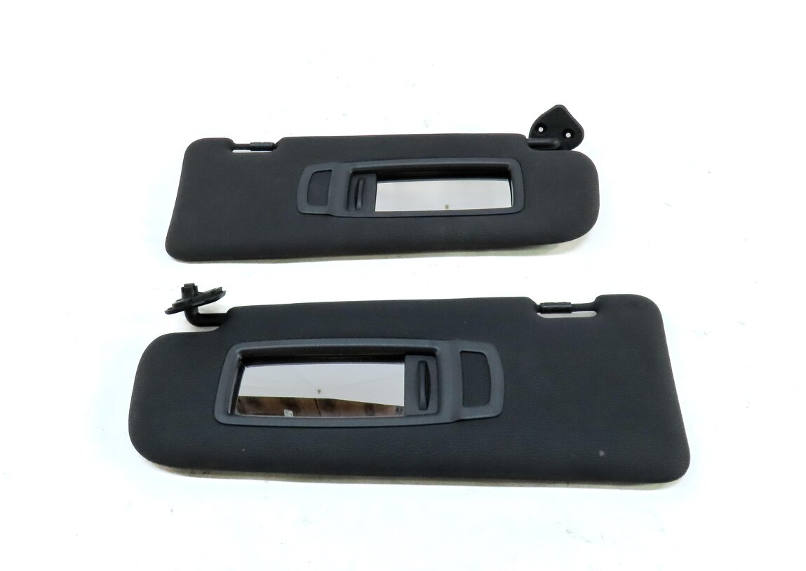 Thumbnail 3: 2011-2014 BMW X6 X6M ///M (E71) FRONT LEFT & RIGHT SUNVISOR SET-2 (BLACK)