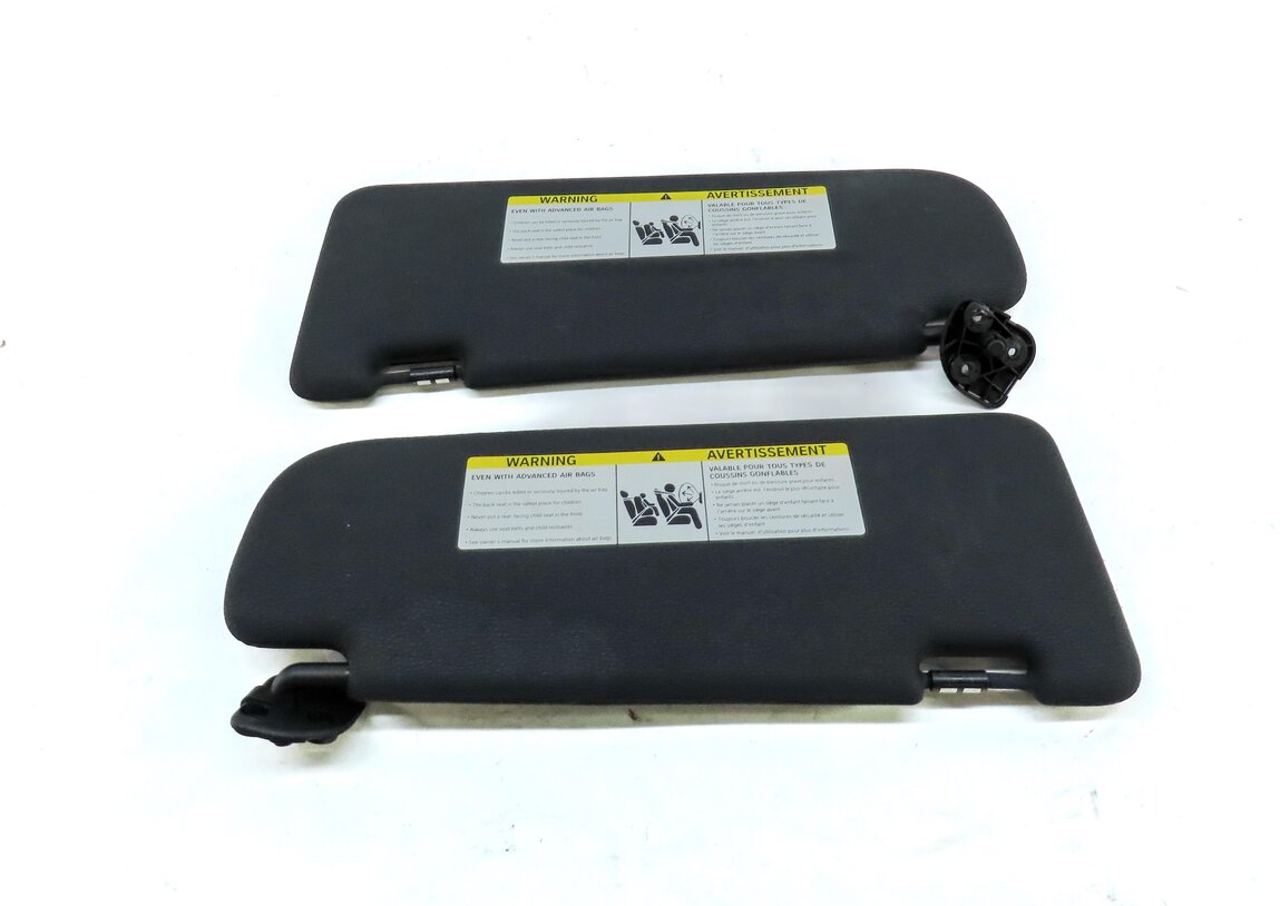 Thumbnail 4: 2011-2014 BMW X6 X6M ///M (E71) FRONT LEFT & RIGHT SUNVISOR SET-2 (BLACK)