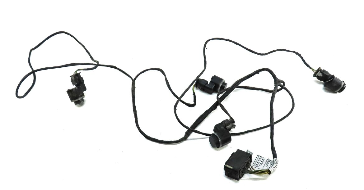 Thumbnail 3: 2012 BMW X6 (E71) REAR PARK ASSIST PDC SENSORT SET 4 (GREY) w/ WIRE HARNESS