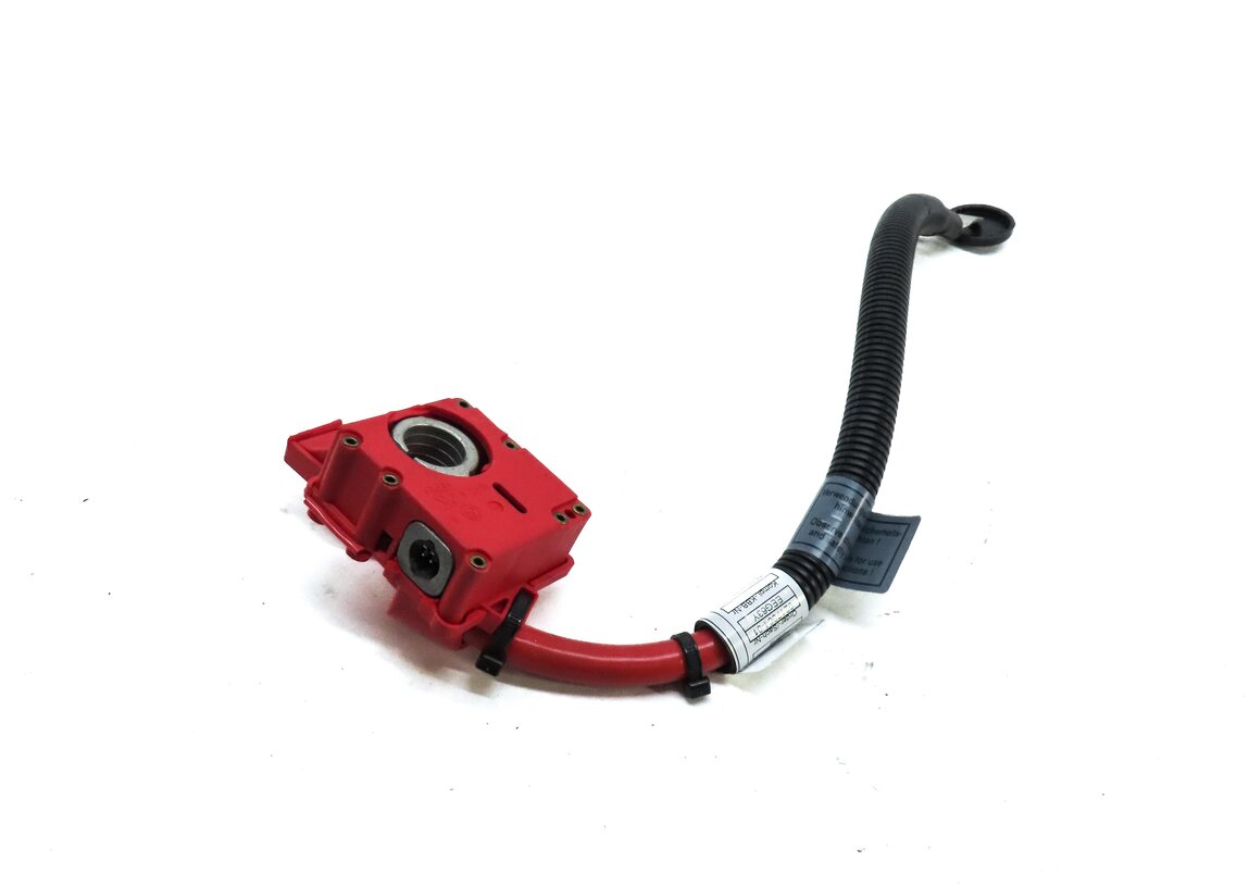 Thumbnail 2: 2012 BMW X6 (E71) POSITIVE BATTERY CABLE w/ BLOWOUT FUSE RED 61129217004