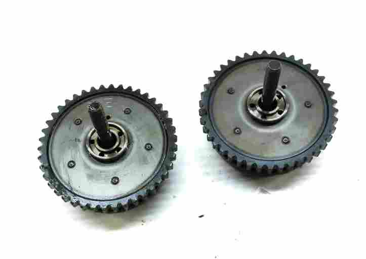 08-14 BMW 5 7 X5 X6 F01 E70 F10 E71 4.4L TURBO LEFT CAMSHAFT TIMING GEAR SET 2