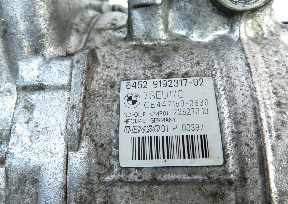 Thumbnail 7: 2008-2014 BMW X5 X6 X6M (E70 E71) 4.4L TWIN TURBO A/C AIR COMPRESSOR PUMP MOTOR