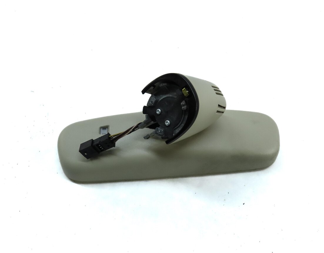 Thumbnail 4: 09-12 AUDI A4 A5 A6 Q5 S4 S5 (B8 8K 8T 8R) AUTODIM COMPASS REARVIEW MIRROR BEIGE