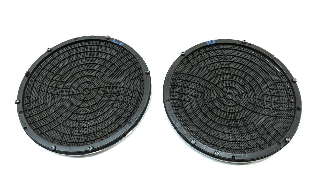 Thumbnail 13: 2011 AUDI Q5 (B8 8R) BANG & OLUFSEN SPEAKER GRILLE TRIM SET (BEIGE / PIMENTO)