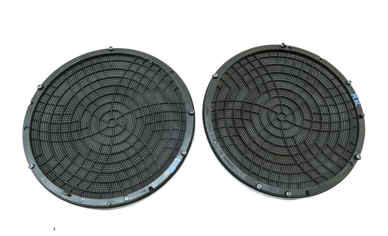 Thumbnail 9: 2011 AUDI Q5 (B8 8R) BANG & OLUFSEN SPEAKER GRILLE TRIM SET (BEIGE / PIMENTO)