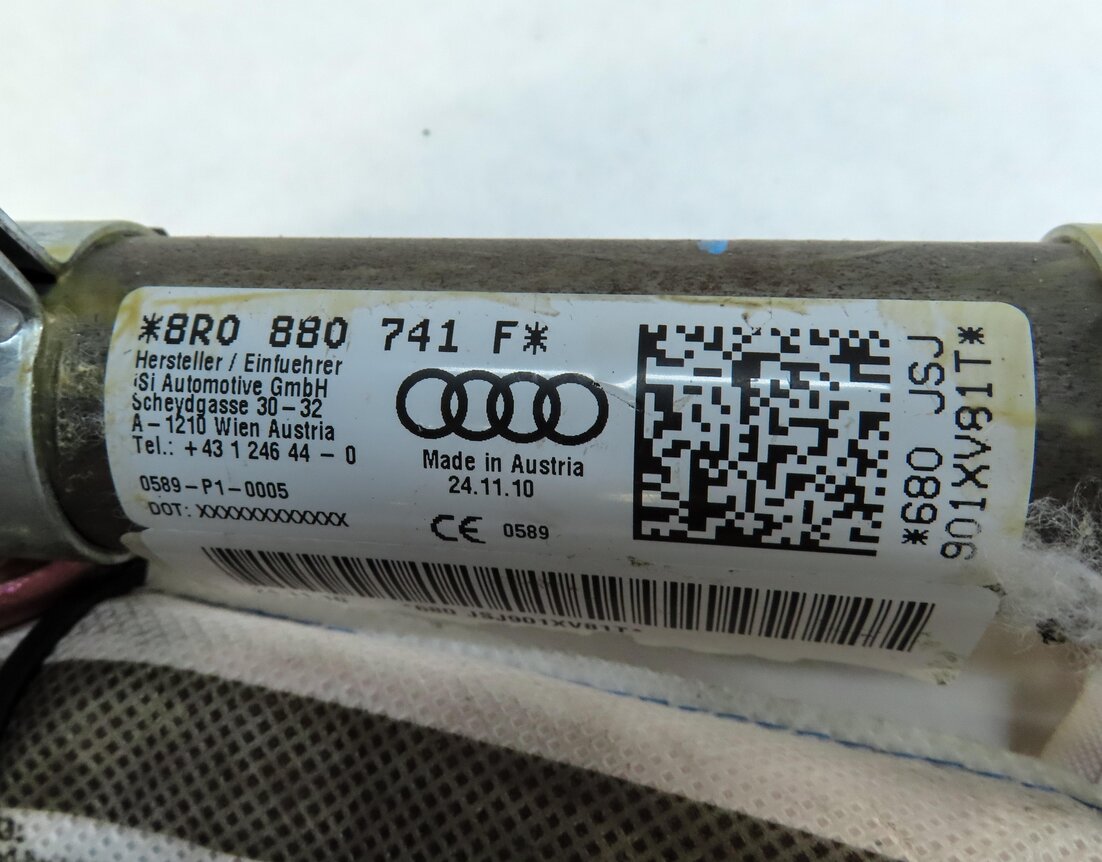 Thumbnail 5: 2011-2012 AUDI Q5 (B8 8R) LEFT DRIVER ROOF SIDE CURTAIN AIRBAG AIR BAG