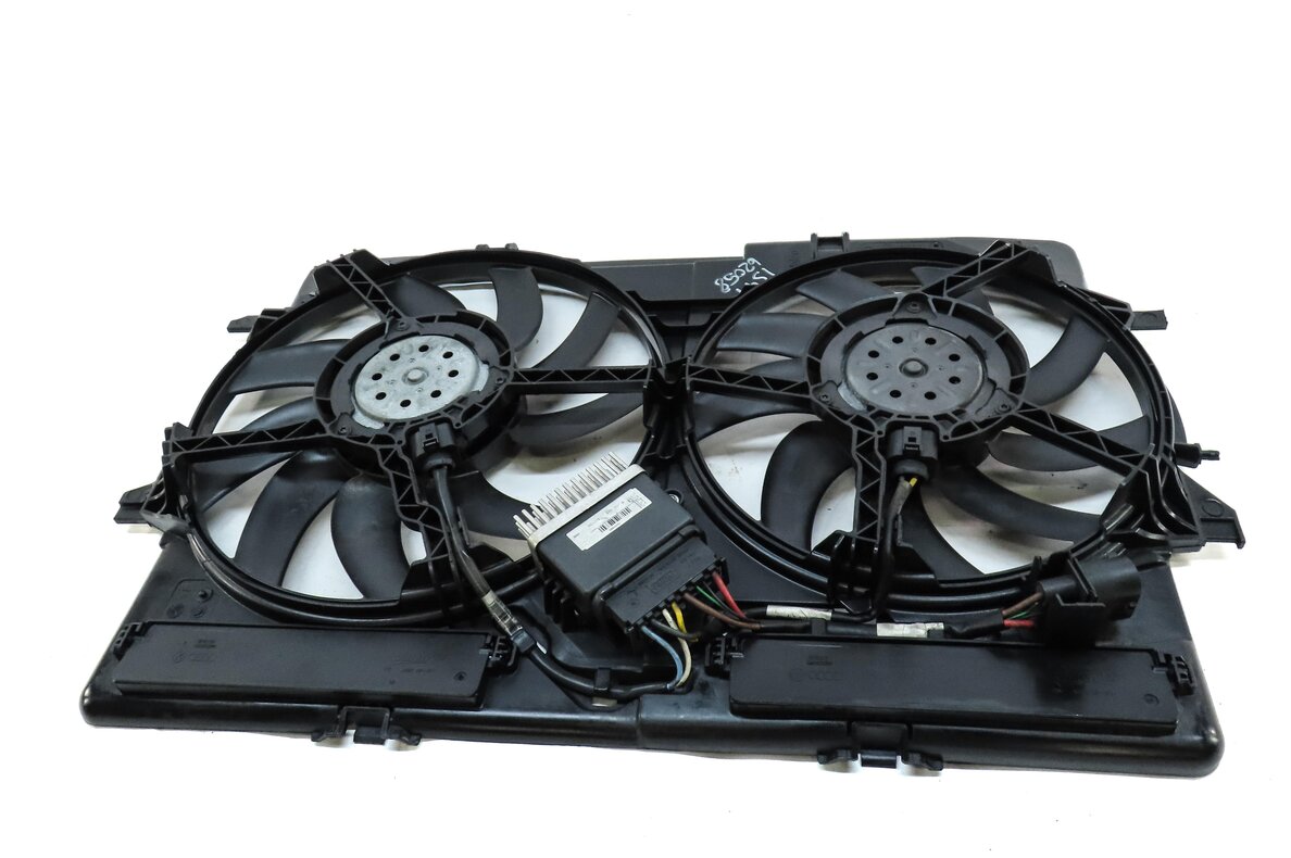 Thumbnail 4: 09-17 AUDI A4 A5 Q5 S4 (B8 8T 8R) 2.0L 3.0L 3.2L RADIATOR COOLING FAN w/ SHROUD