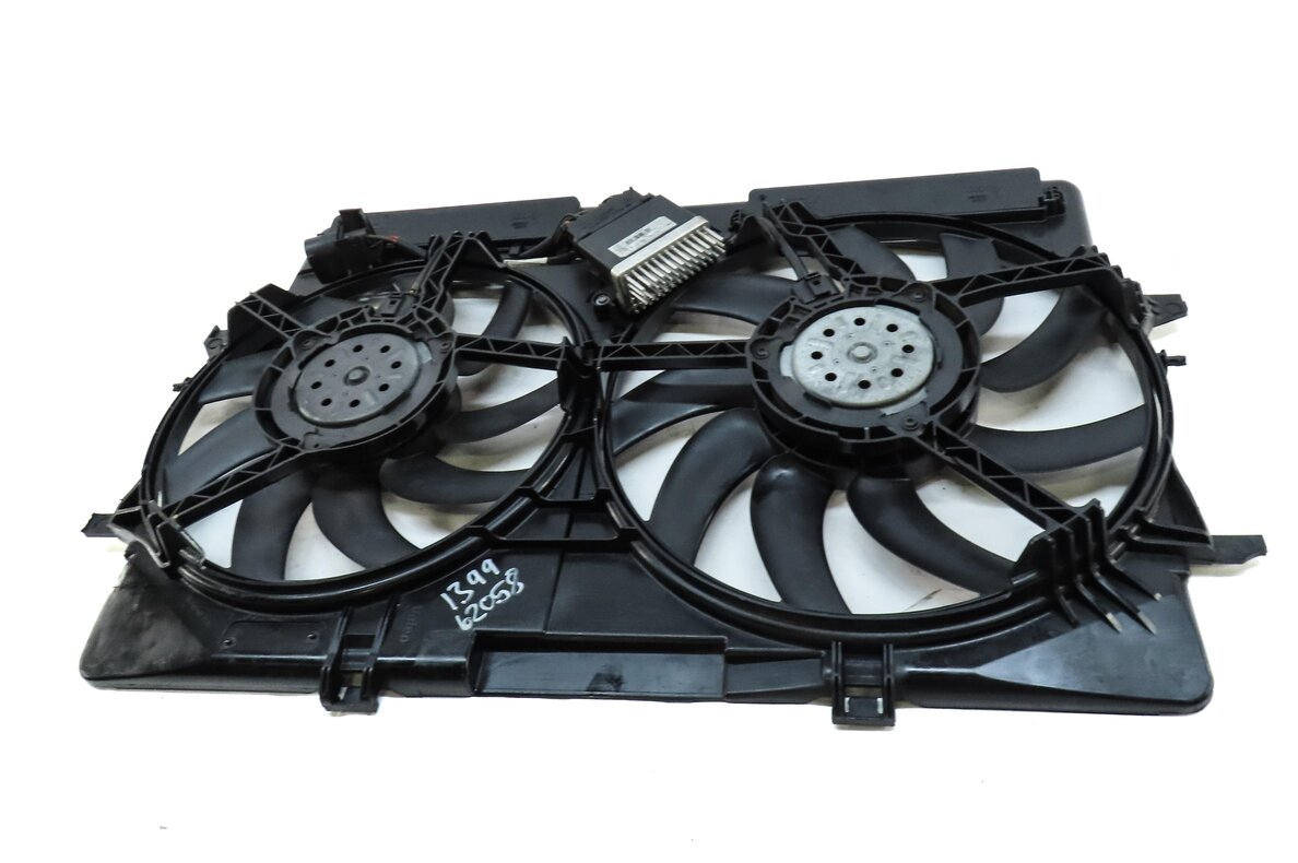 Thumbnail 5: 09-17 AUDI A4 A5 Q5 S4 (B8 8T 8R) 2.0L 3.0L 3.2L RADIATOR COOLING FAN w/ SHROUD