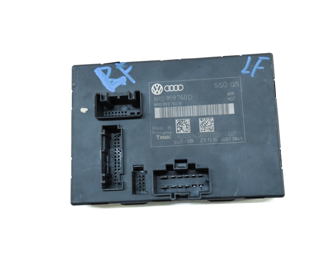 2009-2017 AUDI Q5 (8R) LEFT FRONT DRIVER MEMORY SEAT CONTROL MODULE COMPUTER