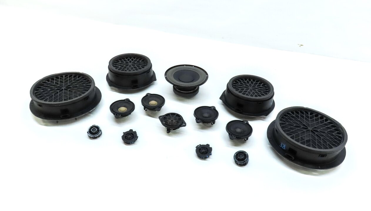2011 AUDI Q5 (B8 8R) BANG & OLUFSEN AUDIO SUB SUBWOOFER TWEETER SPEAKER SET
