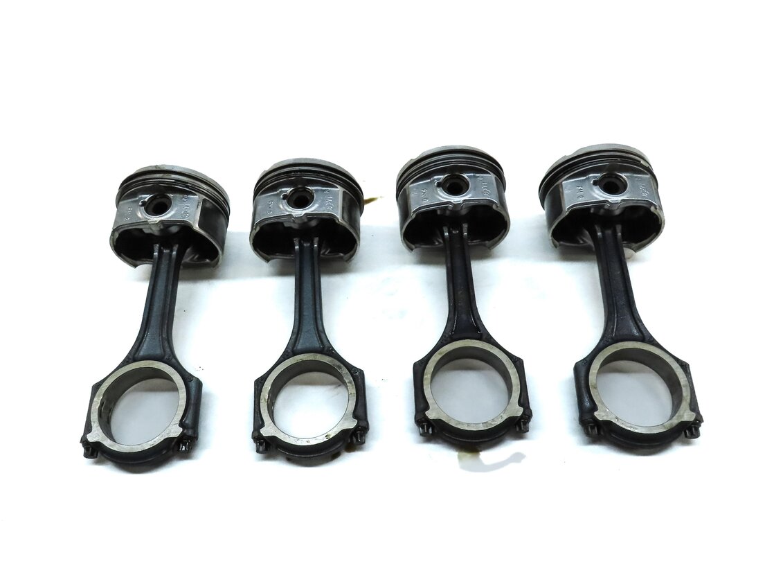 Thumbnail 5: 12-15 MERCEDES C250 SLK250 (W204 R172) 1.8L M271 TURBO ENGINE PISTON w/ ROD SET4