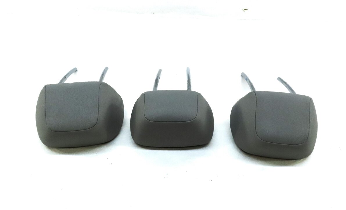 Thumbnail 5: 08-14 MERCEDES C-CLASS (W204) REAR LEFT RIGHT CENTER SEAT HEADREST SET 3 (GRAY)