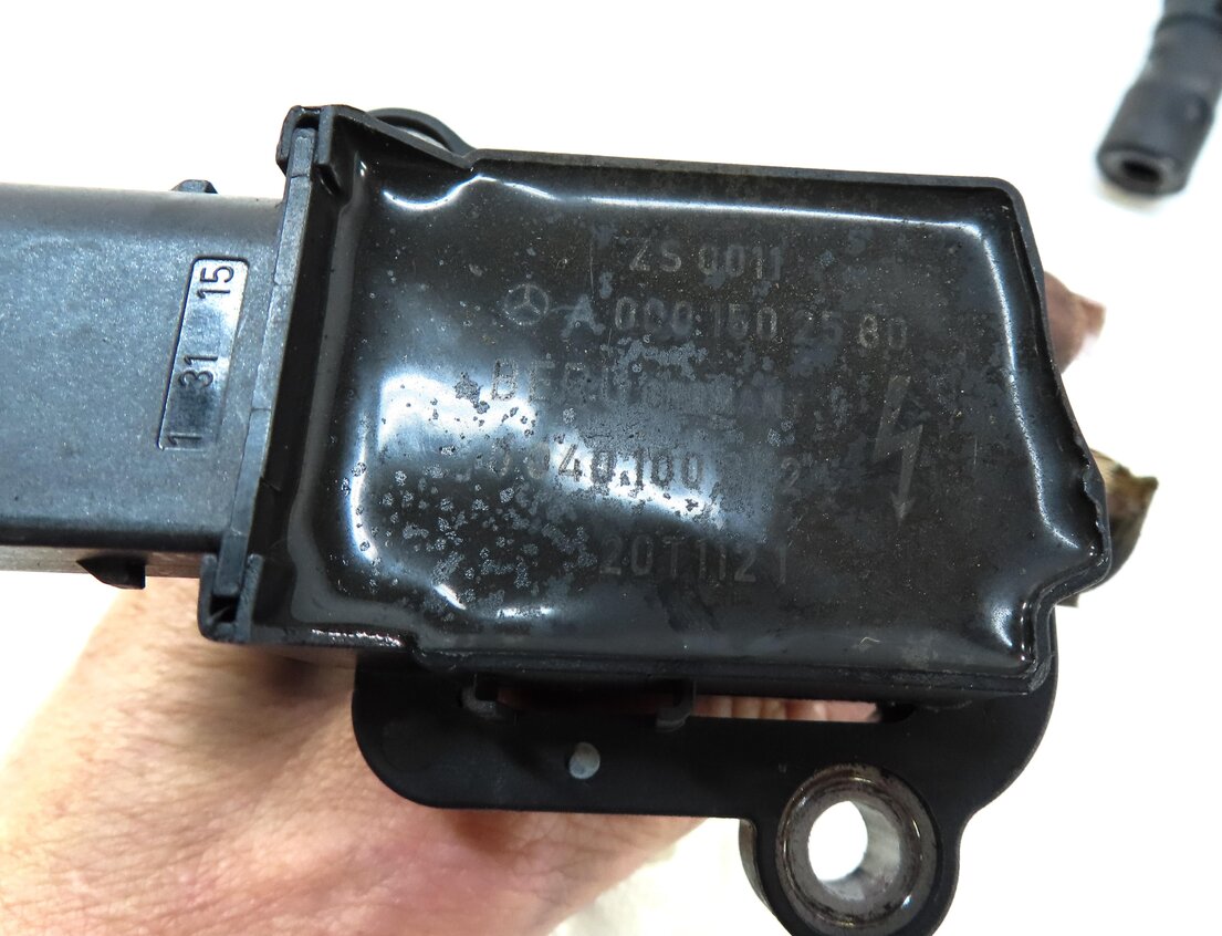 Thumbnail 5: 2012-2015 MERCEDES C250 SLK250 (W204 R172) 1.8L TURBO ENGINE IGNITION COIL SET-4
