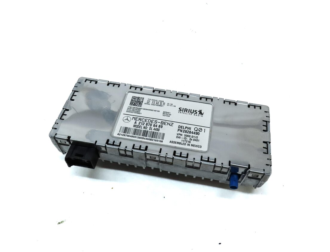 2010-2016 MERCEDES B C E ML SL CLS (W204 W166 W212 X204) SIRIUS SATELLITE MODULE