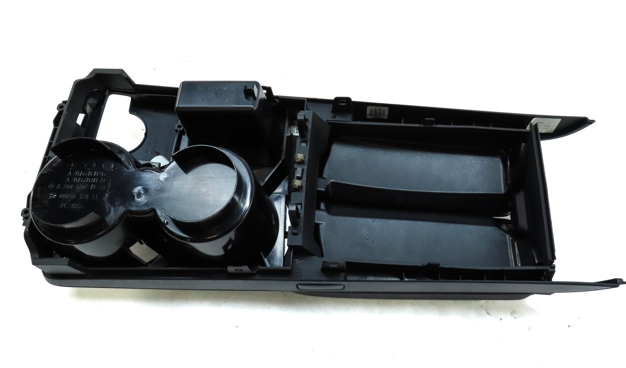 Thumbnail 5: 12-15 MERCEDES C-CLASS (W204) FRONT CENTER CONSOLE ARMREST COMPARTMENT (BLACK)