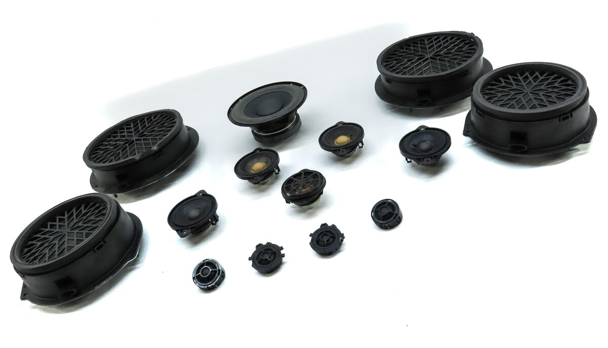 Thumbnail 3: 2010 AUDI Q5 (B8 8R) BANG & OLUFSEN AUDIO SUB SUBWOOFER TWEETER SPEAKER SET
