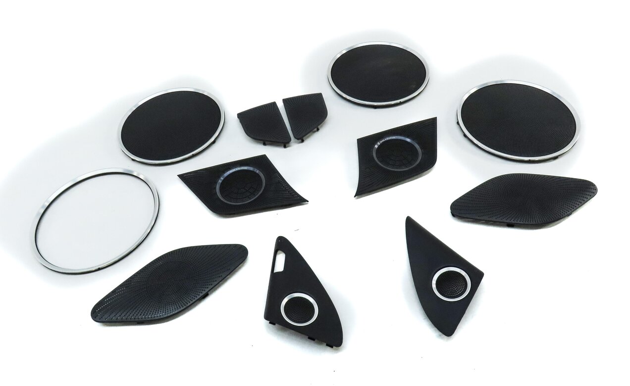2010 AUDI Q5 (B8 8R) BANG & OLUFSEN SPEAKER GRILLE TRIM COVER SET