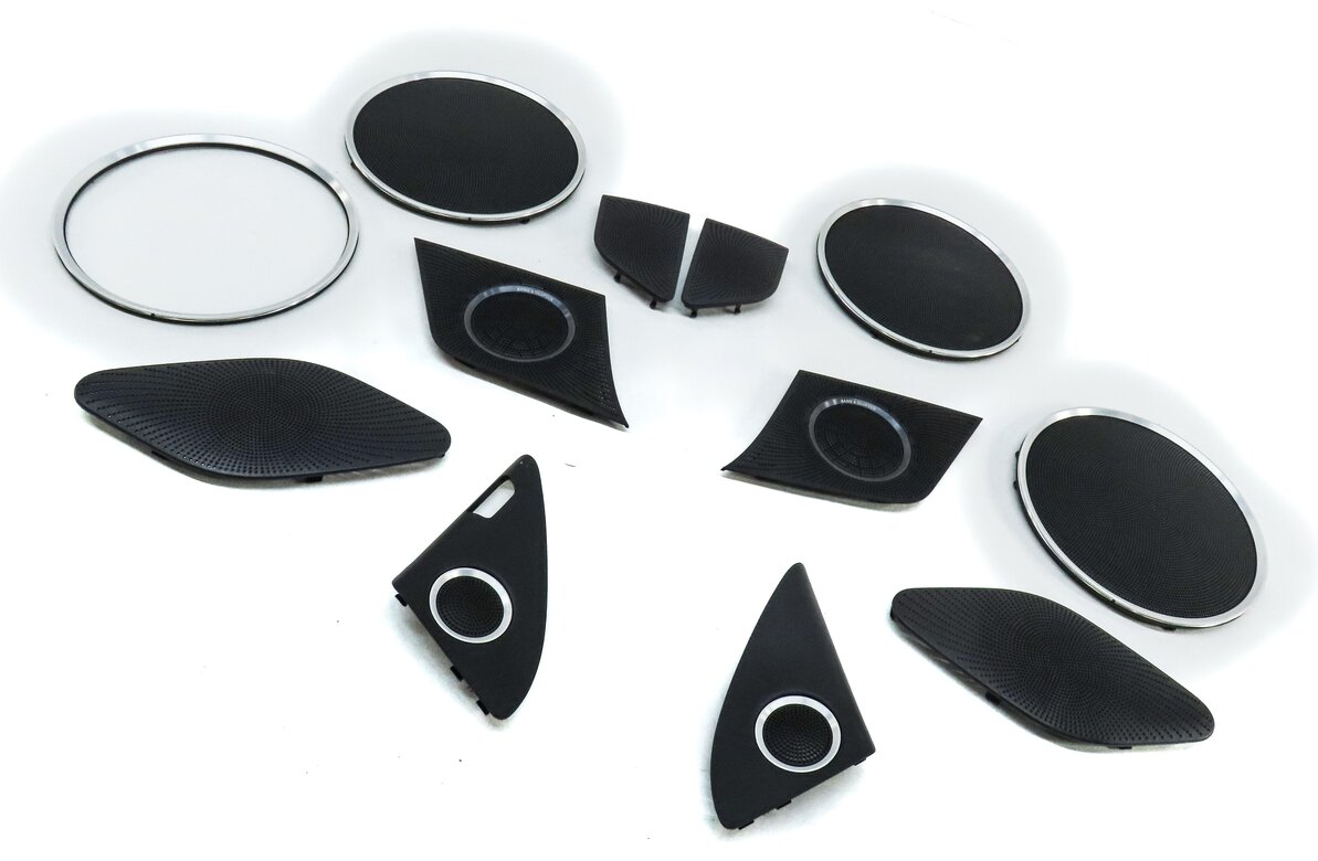 Thumbnail 3: 2010 AUDI Q5 (B8 8R) BANG & OLUFSEN SPEAKER GRILLE TRIM COVER SET