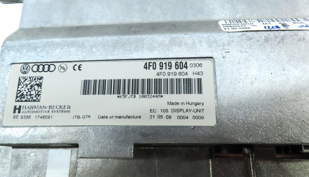 Thumbnail 7: 09-17 AUDI A5 Q5 Q7 SQ5 (B8 8T 8R 4L) RADIO STEREO MEDIA GPS NAVIGATION SCREEN