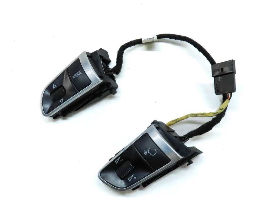 2010 AUDI Q5 (B8 8R) LEFT & RIGHT STEERING WHEEL RADIO PHONE SWITCH BUTTON SET-2