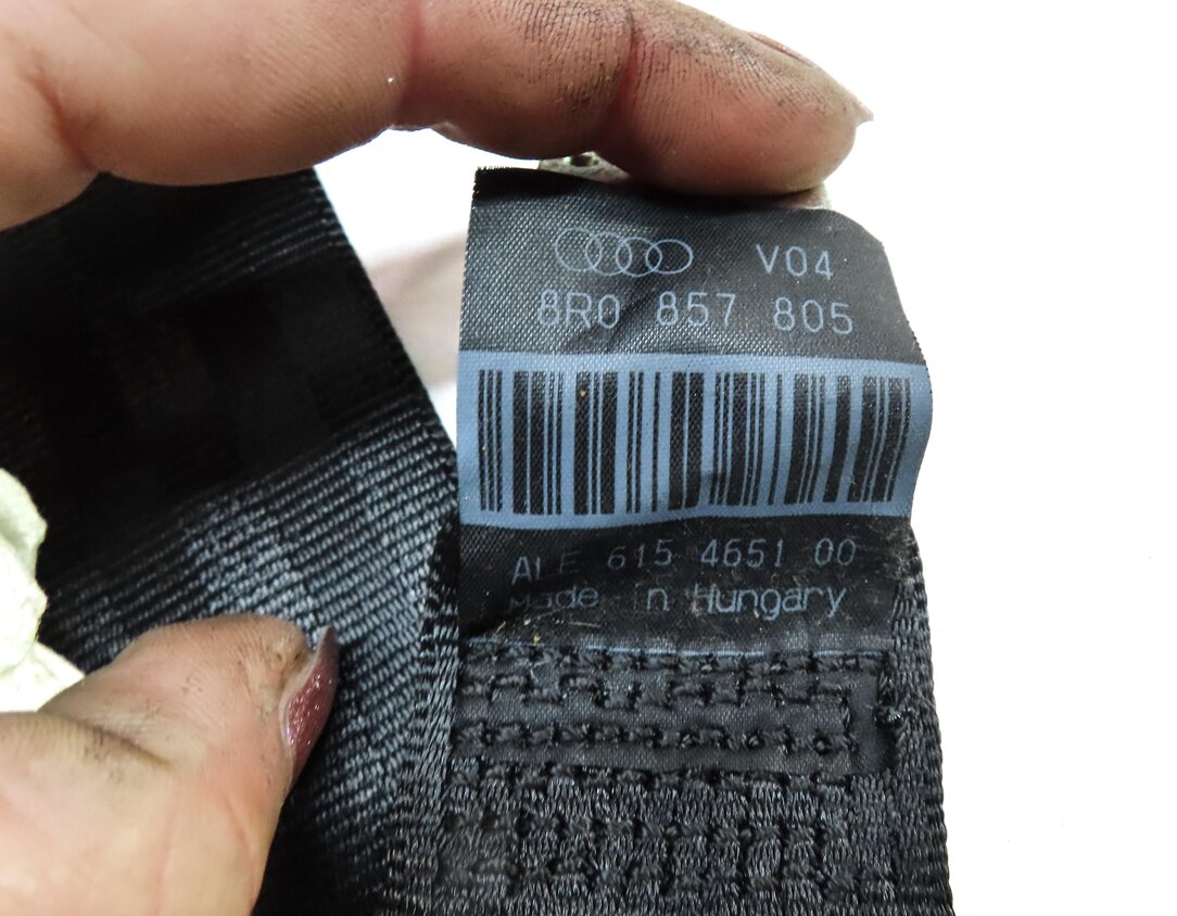 Thumbnail 5: 2010 AUDI Q5 (B8 8R) REAR LEFT or RIGHT SEAT SEATBELT RETRACTOR (BLACK)