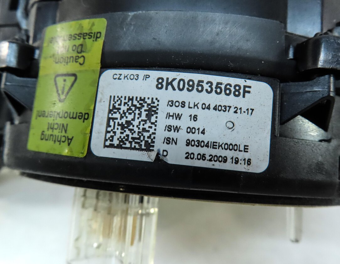 Thumbnail 5: 2009-2012 AUDI Q5 (B8 8R) BLIND SPOT BLINKER WIPER CRUISE COMBINATION SWITCH