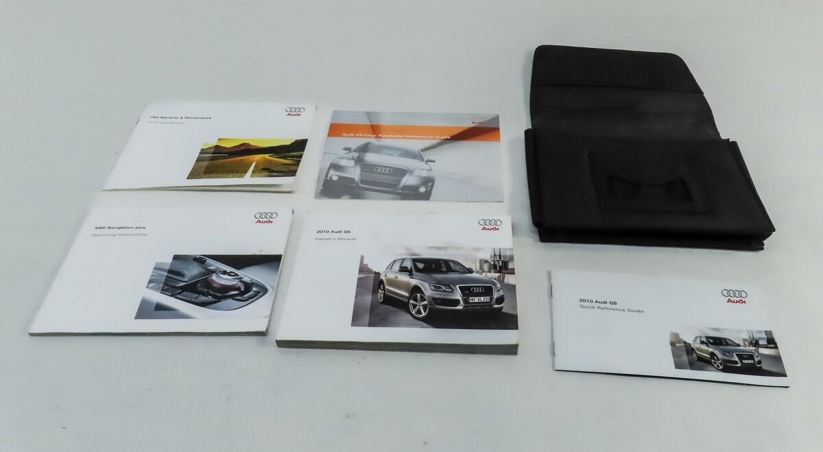 Thumbnail 2: 2010 AUDI Q5 (B8 8R) OWNERS MANUAL BOOK BOOKLET GUIDE SET w/ CASE