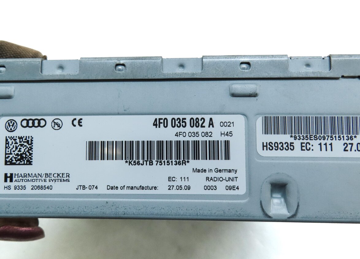 Thumbnail 5: 2009-2017 AUDI A4 A5 Q3 Q5 Q7 S5 S6 (B8 C6 8K 8T 8R 8U 4L) RADIO RECEIVER MODULE