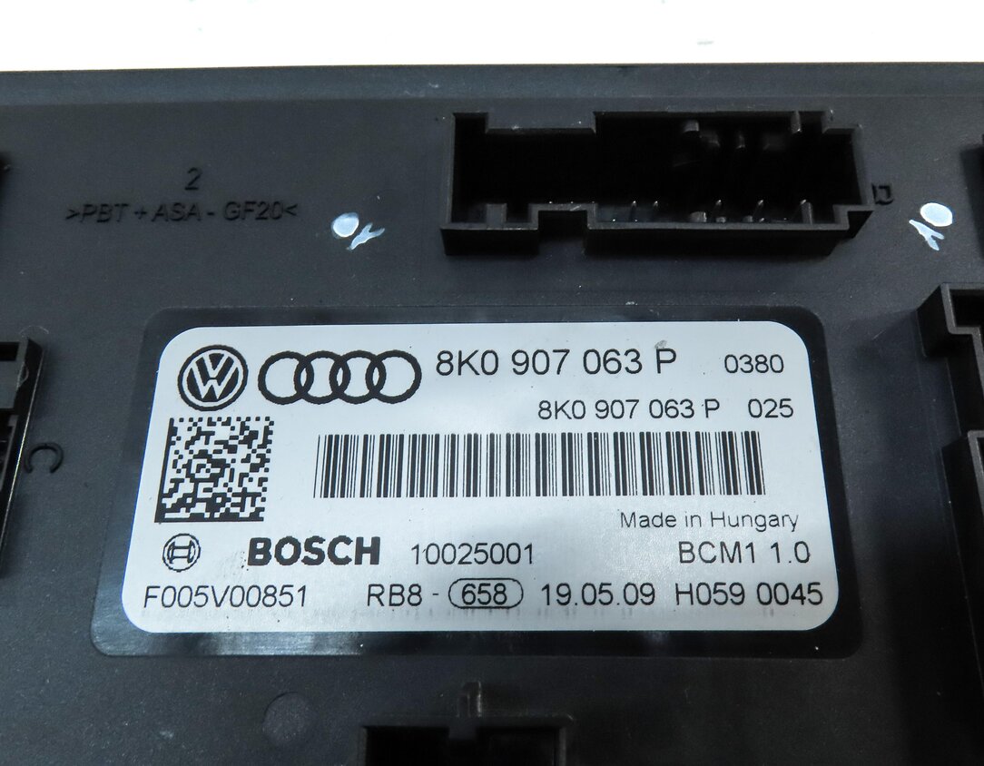 Thumbnail 10: 2010 AUDI Q5 (B8 8R) 3.2L CALB ENGINE ECM BCM GATEWAY IMMOBILIZER MODULE KEY SET