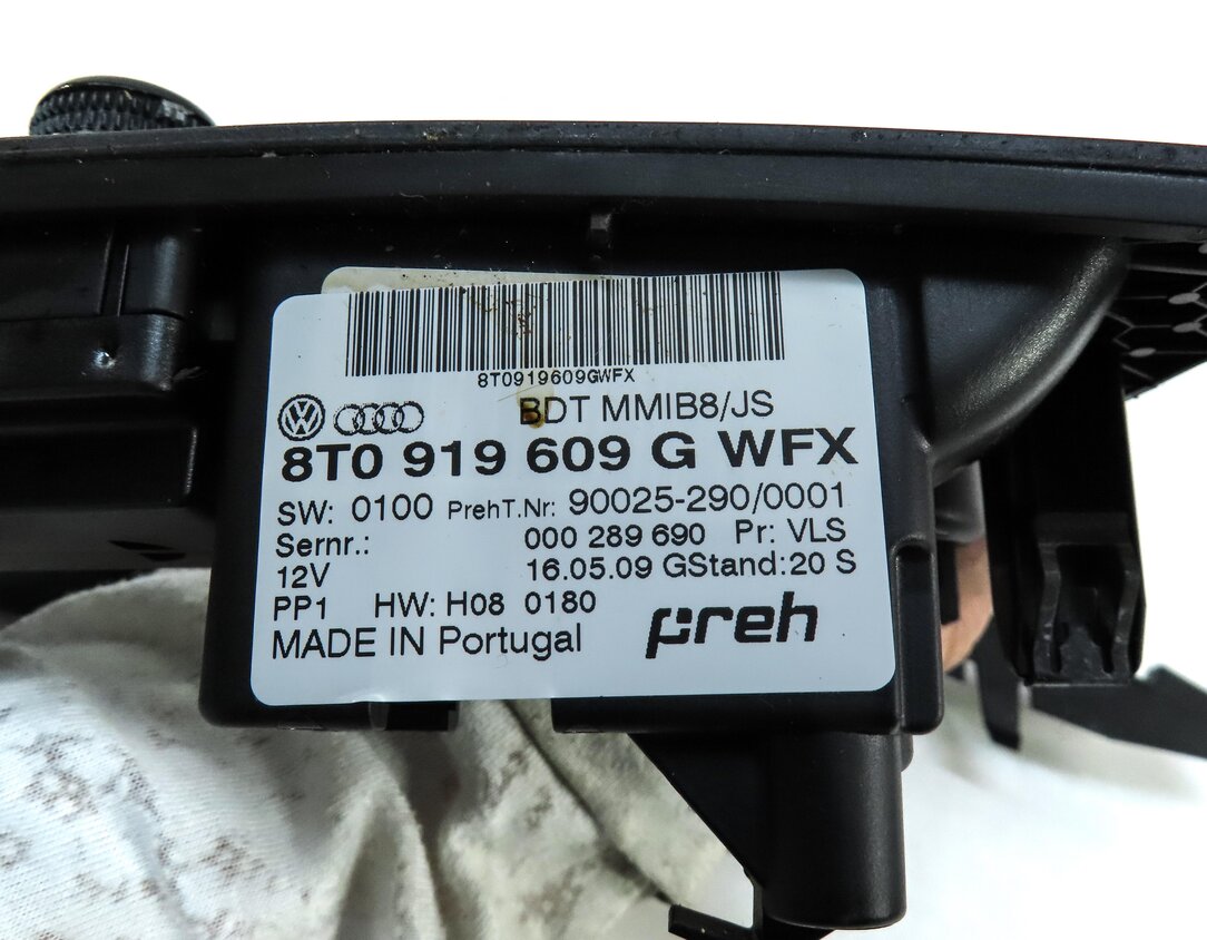 Thumbnail 7: 09-17 AUDI A4 S4 Q5 SQ5 (B8 8K 8R) STEREO NAVIGATION MMI CONTROL SWITCH PANEL