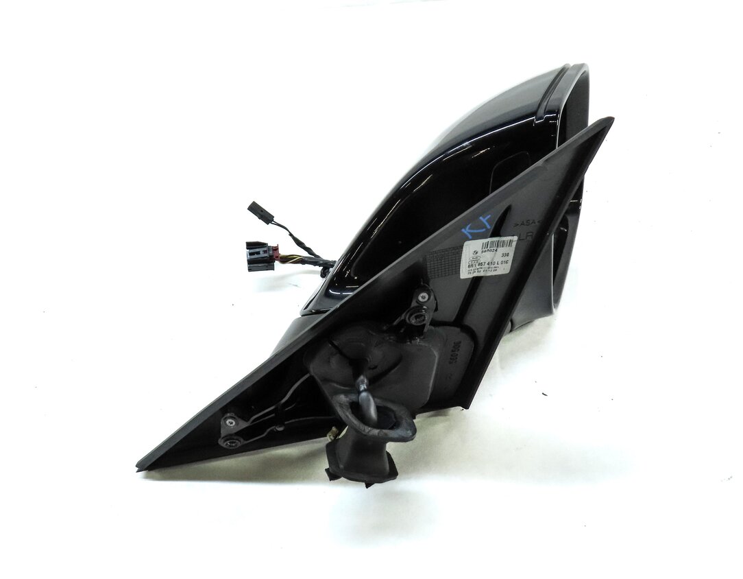 Thumbnail 4: 09-14 AUDI Q5 B8 8R RIGHT PFOLD HEAT MEM AUTODIM BLIND SPOT DOOR MIRROR (BLACK)