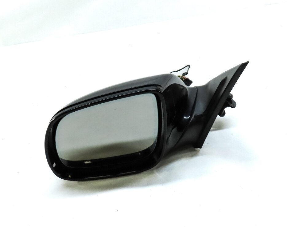 09-14 AUDI Q5 (B8 8R) LEFT PFOLD HEAT MEM AUTODIM BLIND SPOT DOOR MIRROR (BLACK)