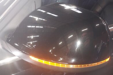 Thumbnail 2: 09-14 AUDI Q5 (B8 8R) LEFT PFOLD HEAT MEM AUTODIM BLIND SPOT DOOR MIRROR (BLACK)