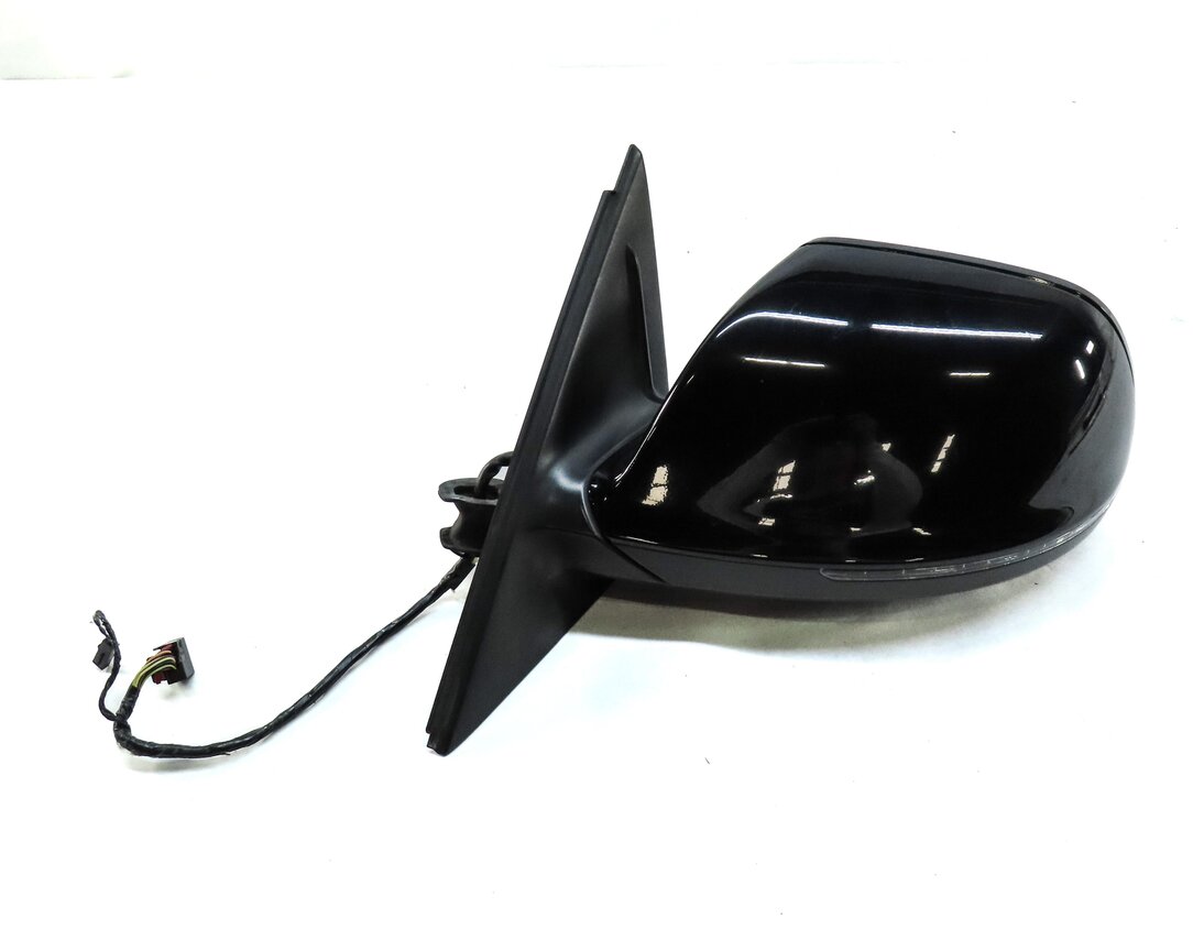 Thumbnail 5: 09-14 AUDI Q5 (B8 8R) LEFT PFOLD HEAT MEM AUTODIM BLIND SPOT DOOR MIRROR (BLACK)