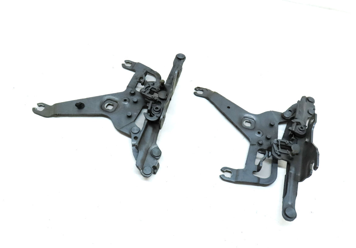 2014-2019 BMW X5 X6 (F15 F16) LEFT & RIGHT HOOD HINGE SET (Gray)