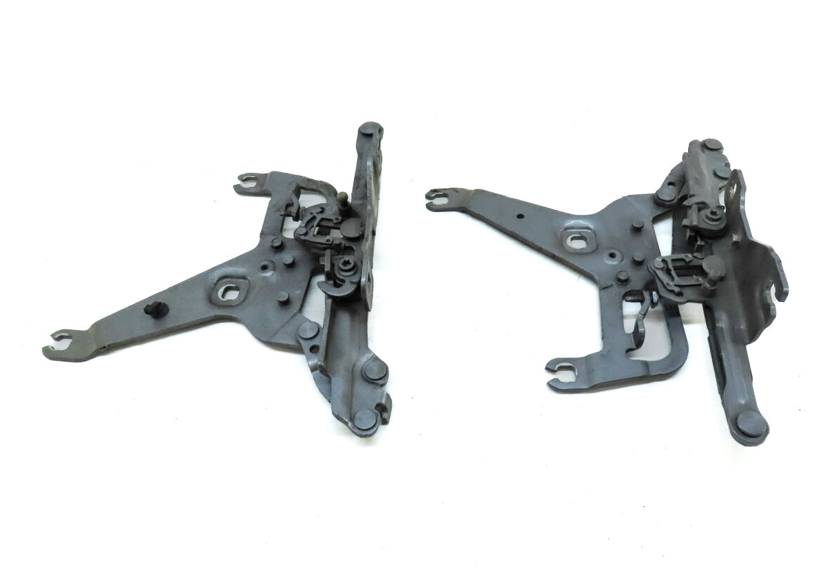 Thumbnail 2: 2014-2019 BMW X5 X6 (F15 F16) LEFT & RIGHT HOOD HINGE SET (Gray)