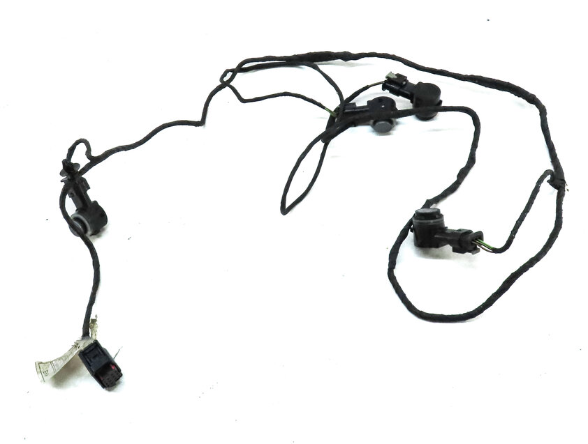 Thumbnail 3: 2014 BMW X5 (F15) REAR PARKING DISTANCE PDC SENSOR SET 4 w/ HARNESS (Gray)